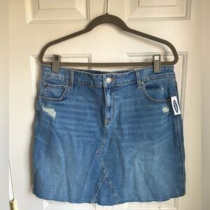 Old Navy Short Denim Skirt Size 14 NWT